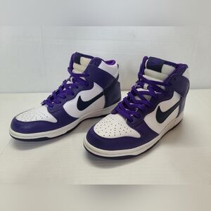 Nike Dunk High GS 'White Midnight Navy' kids shoe 6.5y